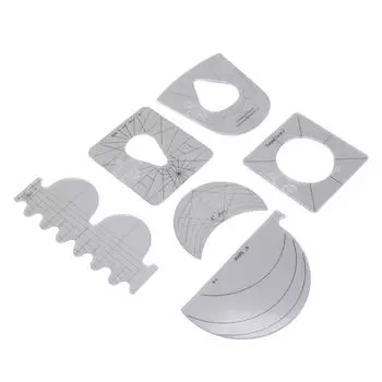 Швейная линейка многофункциональная акриловая специальная швейная линейка инструмент для пэчворка выкройка для шитья