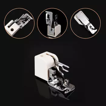 Швейная машина Боковой резак Прижимная лапка Обрезка кромок Края Домашняя зигзагообразная обметочная строчка