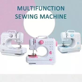 Швейная машина, бытовая швейная машина с 12 стежками, прижимная лапка, оверлок, электрическая переносная педаль, швейная машина