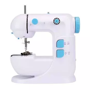 Швейная машина Inne Inne Mini White Портативная с ножной педалью Бытовая