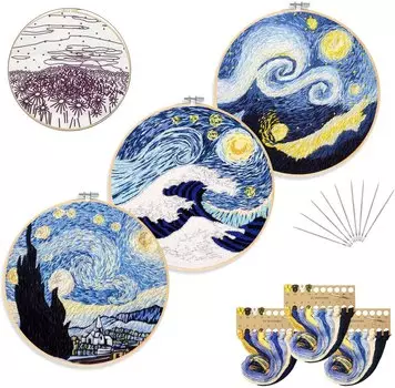 Швейные аксессуары DIY ремесла игла пробойник цветок вышивка пяльцы набор для вышивки крестом