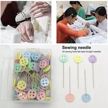 Швейные инструменты, игла с плоской головкой, аксессуар для одежды, портативные швейные инструменты с цветком сливы для ателье F