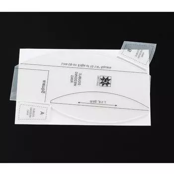 Швейные инструменты ручной работы DIY, акриловая режущая линейка, многофункциональный набор линеек для шитья одежды