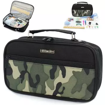 Швейные кости для шитья ученик начальной школы шитье удобно носить с собой набор, набор, коробка, набор, мальчики, девочки, (зеленый)