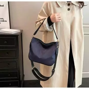 Швейные нейлоновые женские сумки с верхней ручкой на молнии, высококачественные сумки через плечо для женщин