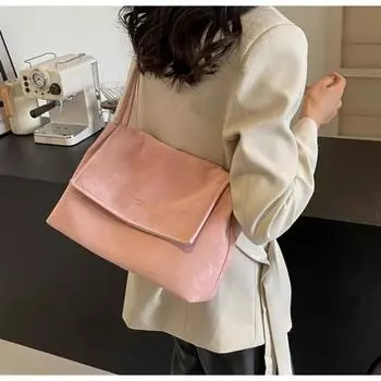 Швейные нитки ПУ женские сумки через плечо однотонные сумки для поездок на работу для женщин высокое качество простота