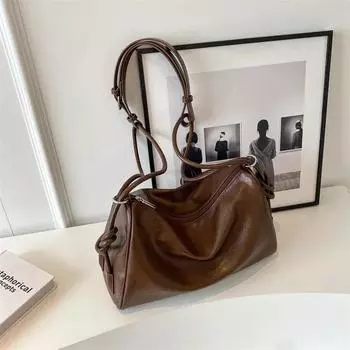 Швейные нитки Внутренний карман на молнии Молния PU Модные сумки через плечо Твердые Горячая Распродажа Сумки для женщин Женские сумки через плечо