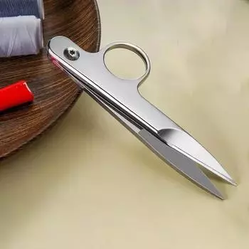 Швейные ножницы для ткани, профессиональные ножницы с резьбой из нержавеющей стали, вышивка, пищевое мясо, керамические ножницы, ножницы для пряжи, инструменты серебряный