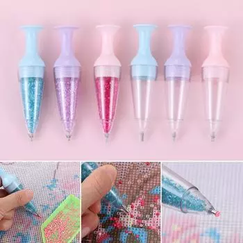 Швейные принадлежности Crystal Point Drill Pen 5D Diamond Painting Standable Diamond Painting Tool B синий