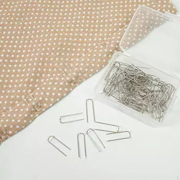 Швейные U-образные булавки Вилка для стегания Игла для позиционирования Портативная прямая домашняя 100 PCS