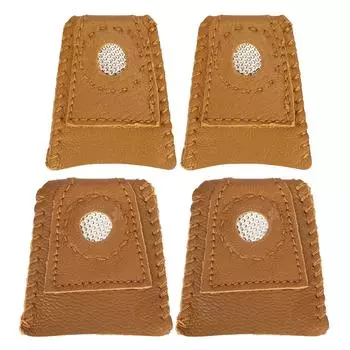 Швейный рукав для пальцев, вязание, наперсток, кожаный протектор для кончиков пальцев, принадлежности для вышивания024