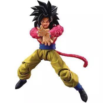 SHFiguarts Dragon Ball Z Super Saiyan 4 Son Goku примерно 150 мм ПВХ и АБС окрашенная подвижная фигурка
