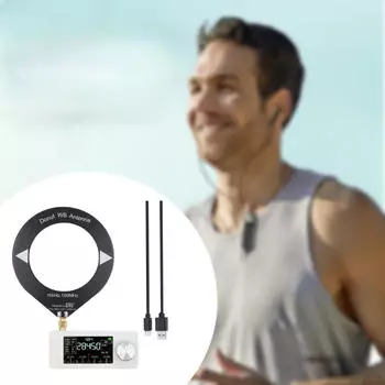 SI4732 Мини-радио AM/Карманный приемник 10 кГц-180 МГц, размер для путешествий, перезаряжаемый, для пожилых людей чёрный