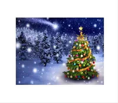 siawadeky Алмазное искусство Рождественская елка DIY Набор для вышивки крестом Алмазная живопись Вышивка Набор для росписи бисером Набор для рисования DIY Стразы Блестящие бусины Стена