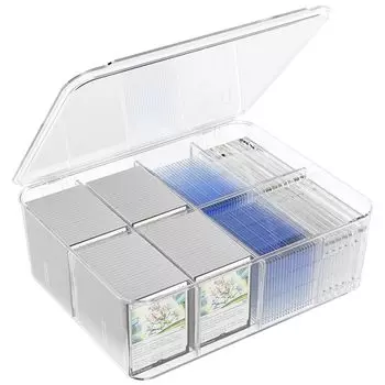 siawadeky Card Storage Large Collection Case with with Divider Card Ultra Suitable for Anime Character Idol Game Business Playing Can Hold Over 2000