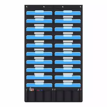 siawadeky Настенное хранилище Большое сортированное 10 20 мест Можно хранить A4 Сделано из Оксфорда Над стеной Настенное хранилище Подвесное идеально подходит для хранения