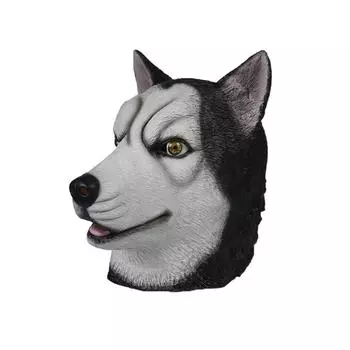 Сибирский хаски, маска для головы собаки, немецкая овчарка, костюм на Хэллоуин, аксессуары для косплея