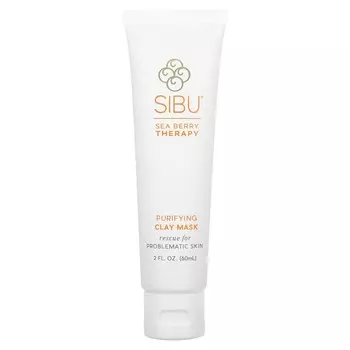 Sibu Beauty, Sea Berry Therapy, очищающая глиняная маска, 2 жидких унции (60 мл)