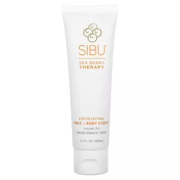 Sibu Beauty, Sea Berry Therapy, отшелушивающий скраб для лица и тела, 3,3 жидких унции (100 мл)