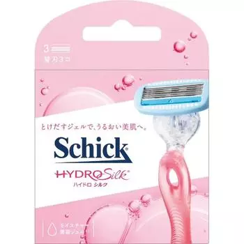 sic japan Cic. Hydro Silk - дополнительное лезвие, 3 шт.. Сменные лезвия для женских бритв. При замене лезвия будьте осторожны, чтобы не пораниться.