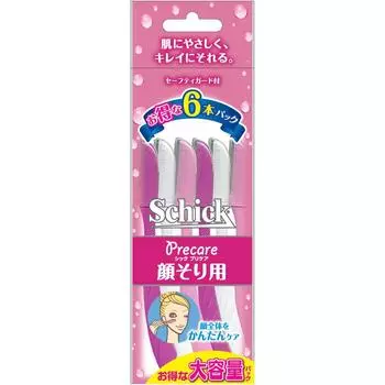 sic japan Precare L Disposal for Sensitive Skin Face 6-pack Одноразовые для женщин Женские бритвы Одноразовые для женщин