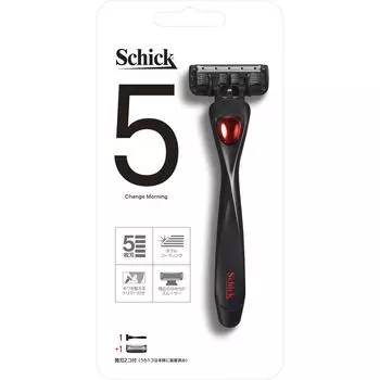 sic japan SCHICK Держатель с лезвием + 1 сменное лезвие Держатель для мужских бритв для мужчин Держатель для мужчин
