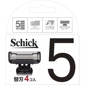 sic japan SCHICK сменные лезвия 4 шт.. Мужские сменные лезвия Бритвы для мужчин Мужские сменные лезвия