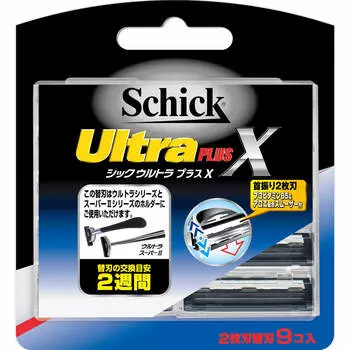 sic japan Schick Ultra Plus X 9 сменные лезвия мужские сменные лезвия бритвы для мужчин мужские сменные лезвия