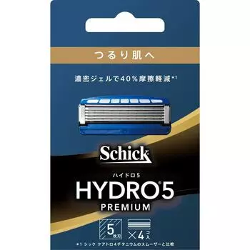 sic japan sic hydro HYDRO 5 премиум сменное лезвие для гладкой кожи (4 шт) Сменные лезвия для бритв для мужчин. При замене лезвия будьте осторожны.