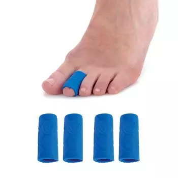 SIDAS Foot Protector Gel Toe Wrap x4 toes other than the 111051102 Blue (for thumb) L/XL (26.0cm~) синий