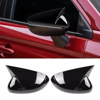 Крышка зеркала заднего вида боковой двери для Honda City / Hatchback GN2 GN3 - Крышка зеркала заднего вида ярко-черная чёрный