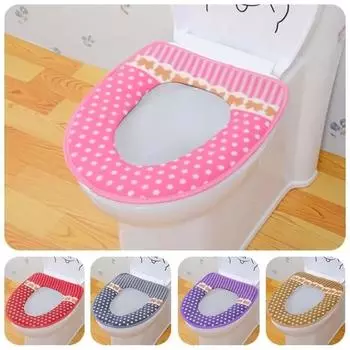 Сиденье для унитаза для мальчиков и девочек, удобное, флисовое, толстое, мягкое, детское, для горшка, аксессуар для ванной комнаты, зимний чехол для утепления кофейный