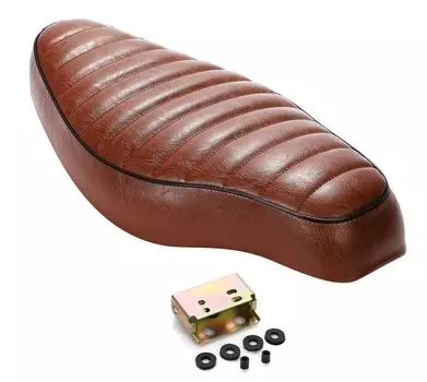 Сиденье Honda Super Cub Custom Bike HONDA C50 C70 C90 Little Cub Seat Double Seat General Purpose External Product (коричневый) коричневый