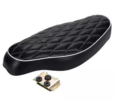 Сиденье Honda Super Cub Custom Bike HONDA C50 C70 C90 Little Cub Seat Double Seat General Purpose External Product 02 Line (черный (Белый цвет))