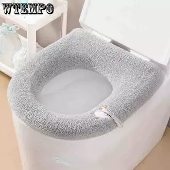 Сиденье унитаза утолщено зимой красный