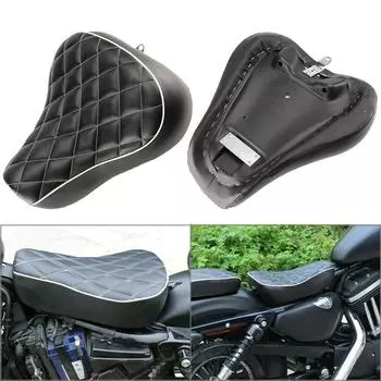 Сиденье водителя с ромбовидной прострочкой для harley sportster 12008831983-2003