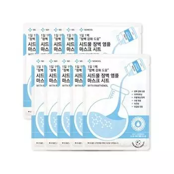 SIDMOOL Barrier Ampoule Mask Sheet с пантенолом 25 мл * 10 шт.