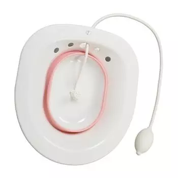 Сидячая ванна складная многофункциональная PP силиконовая ванна для унитаза для ухода за больными после геморроя