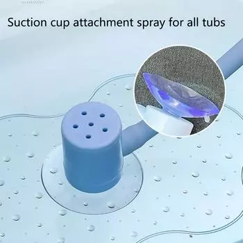 Сидячий смыватель для ванны, смыватель для биде, ручной распылитель, подходит для умывальника, ванны, беременных женщин, геморроя, послеродового ухода белый