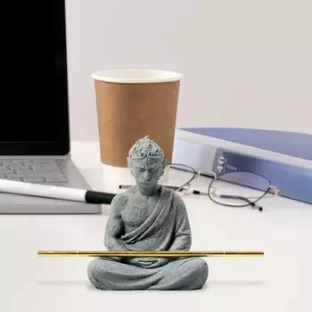 Сидящая фигурка Укуна с золотой дубиной Великие мудрецы, равные небесам Статуэтка Скульптура Короля обезьян