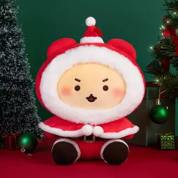 Сидящая кукла Санта-сломанный медведь (27см)