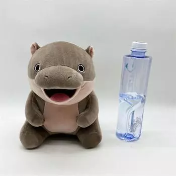 Сидящая плюшевая кукла Му Дэн Милая кукла-гипмей-бегемот Попрыгунья Мягкая кукла-свинка серый
