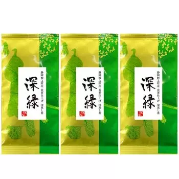 Сидзуока Оча но Дайсан Изготовлено с использованием первого чая, произведенного в Сидзуоке, стоимость за глубокую пропарку, 3 упаковки по 100 г, 2024, префектура, деньги, чай,