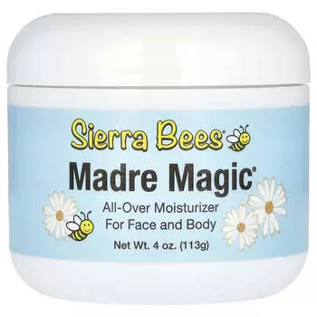 Sierra Bees, Madre Magic, универсальный бальзам с маточным молочком и прополисом, 4 жидких унции (118 мл)