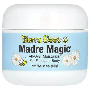 Sierra Bees, Madre Magic, универсальный бальзам с маточным молочком и прополисом, 2 жидких унции (57 мл)