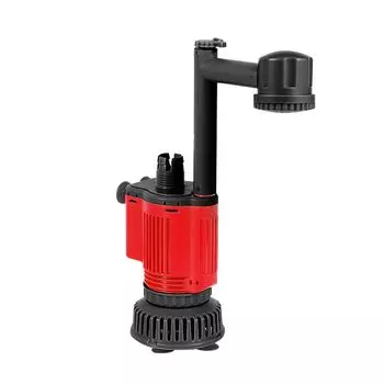 Сифон для аквариума электрический красный/чёрный