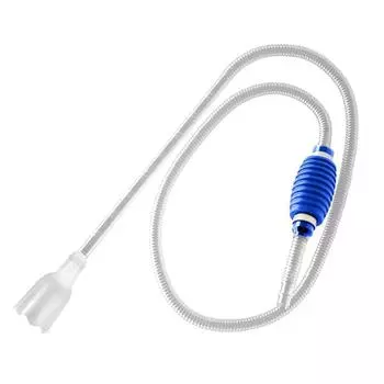 Сифон для аквариума Пылесос Водяной обменник Сифон для аквариума Устройство для смены воды Сифон для аквариума Туалет для аквариума 1 синий