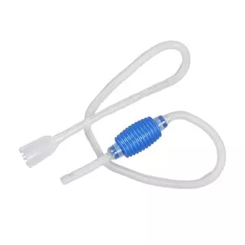 Сифон для аквариума ручной, простой в использовании, для смены воды в аквариуме, для дренажа и всасывания воды