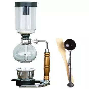 Сифонная кофеварка Gold на 3 человека, кофейный сифон для кофе своими руками