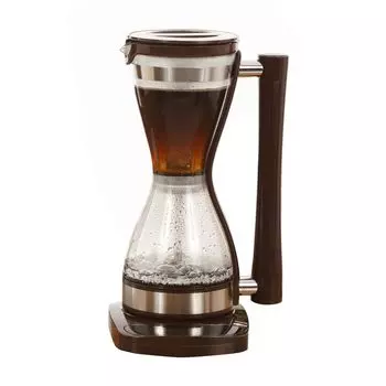 Сифонная кофеварка коричневая полностью автоматическая высокоскоростная сифонная кофеварка простая [С переводом] ar-a0073